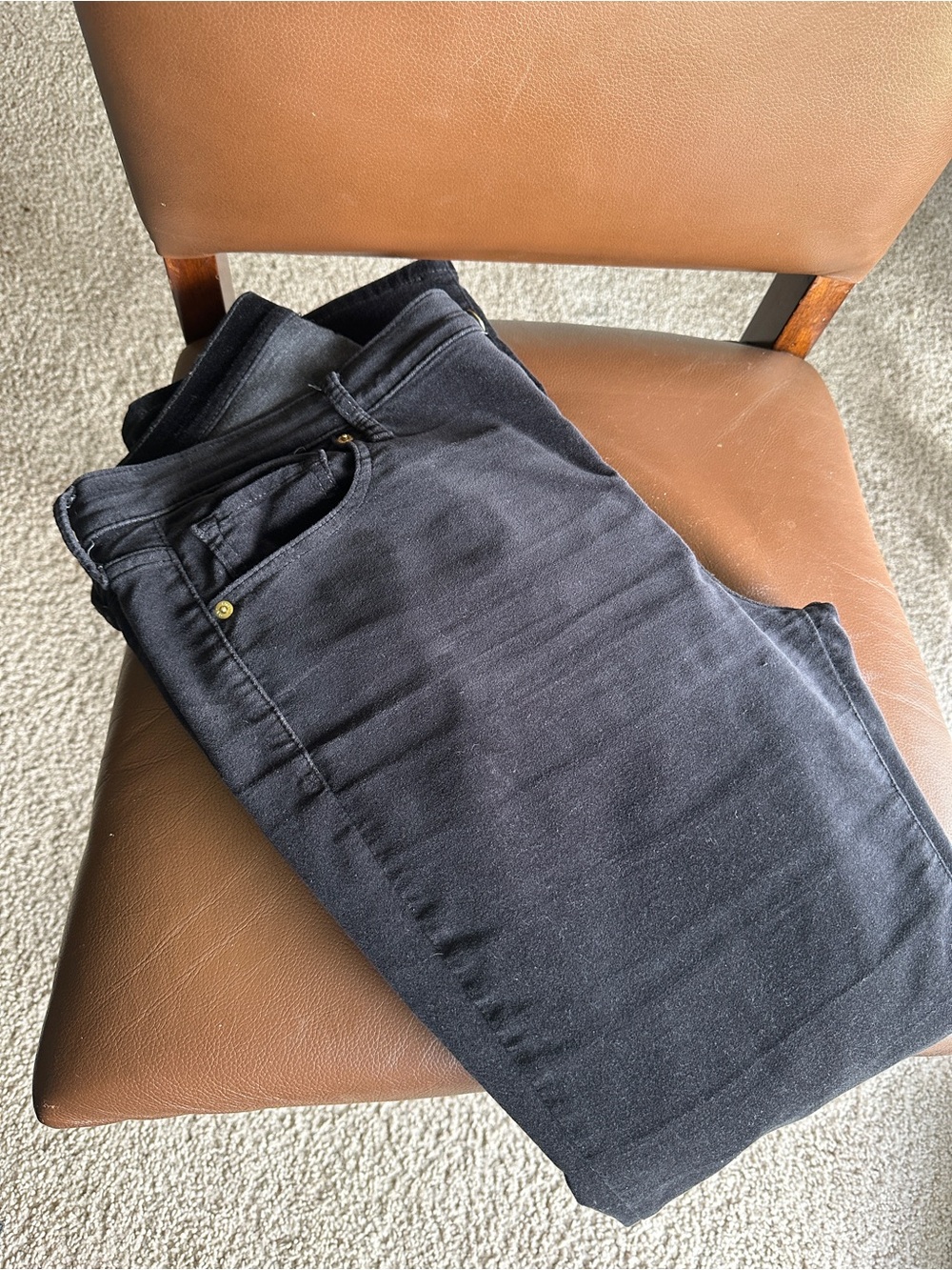 GAP Women’s Black Velvet Jeans